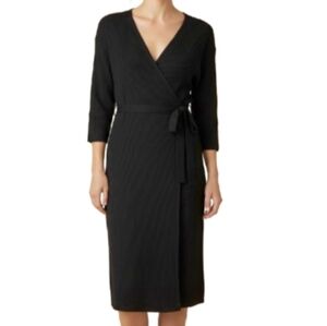 EVERLANE The Ribbed Wrap Midi Dress NWT